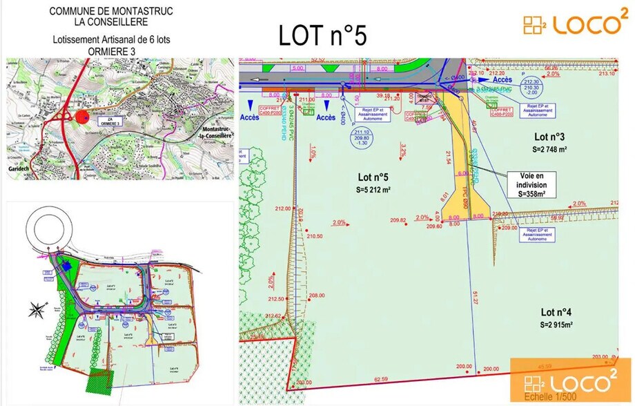 Rue De L'Ormiere, Montastruc-la-Conseillère à vendre - Plan de site – Image 2 sur 2