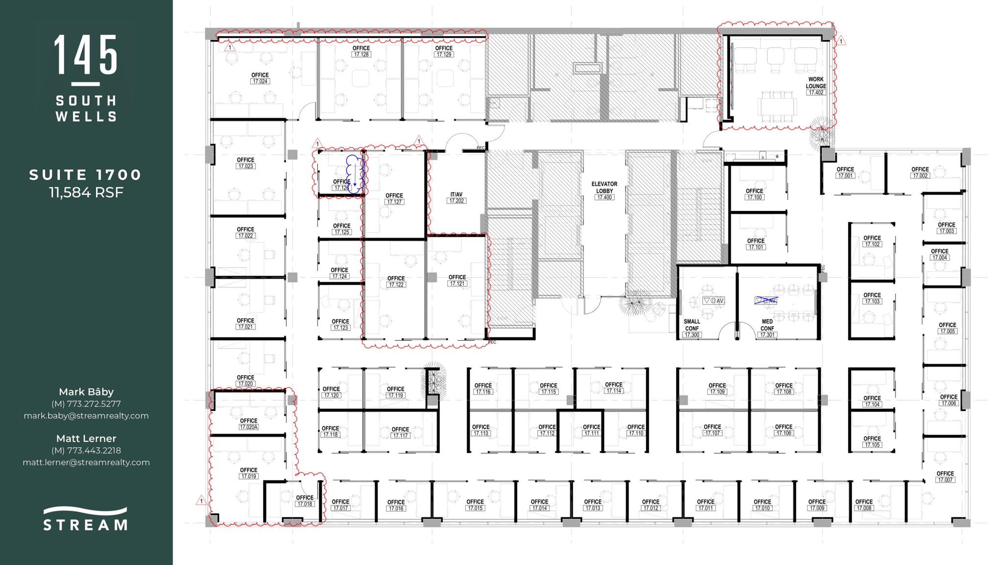 145 S Wells St, Chicago, IL à louer Plan d’étage– Image 1 sur 1