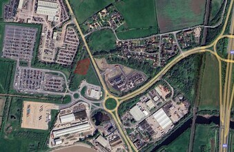 Dunball Drove, Dunball, SOM - VUE AÉRIENNE  vue de carte