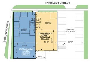 9742 W Foster Ave, Rosemont, IL à louer Plan d’étage– Image 1 sur 1