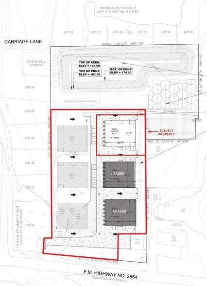 12344 FM 2854 Rd, Conroe, TX à louer - Plan de site – Image 2 sur 2