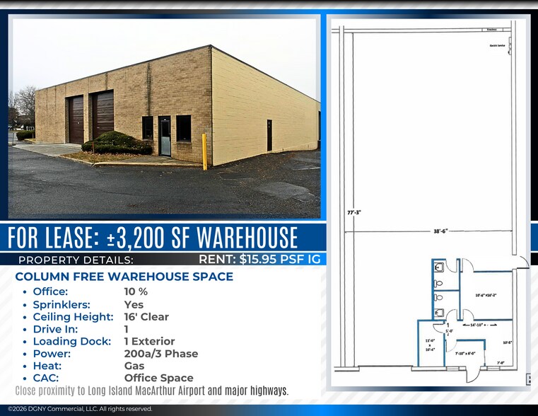 303 Christopher St, Ronkonkoma, NY à louer - Photo de l’immeuble – Image 3 sur 6