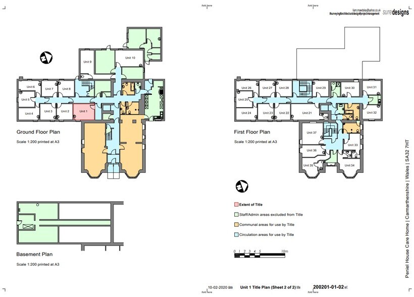 Care Home, Carmarthen à vendre - Plan d’étage – Image 2 sur 2