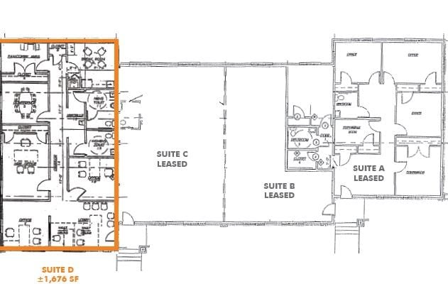 4320-4328 Wade Hampton Blvd, Taylors, SC à louer - Plan d’étage – Image 2 sur 5