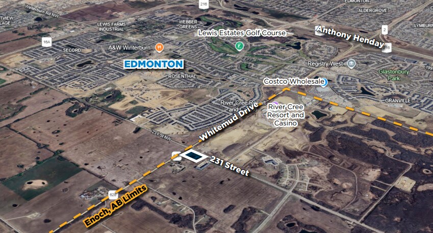 SW Corner 231 Street and Whitemud Drive, Enoch, AB à vendre Photo de l’immeuble– Image 1 sur 2