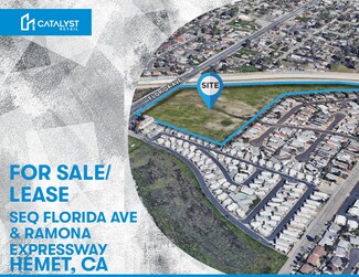 Plus de détails pour E Florida St, Hemet, CA - Terrain à vendre