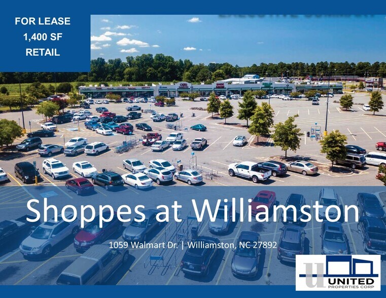 1059 Walmart Dr, Williamston, NC à louer - Photo principale – Image 1 sur 14