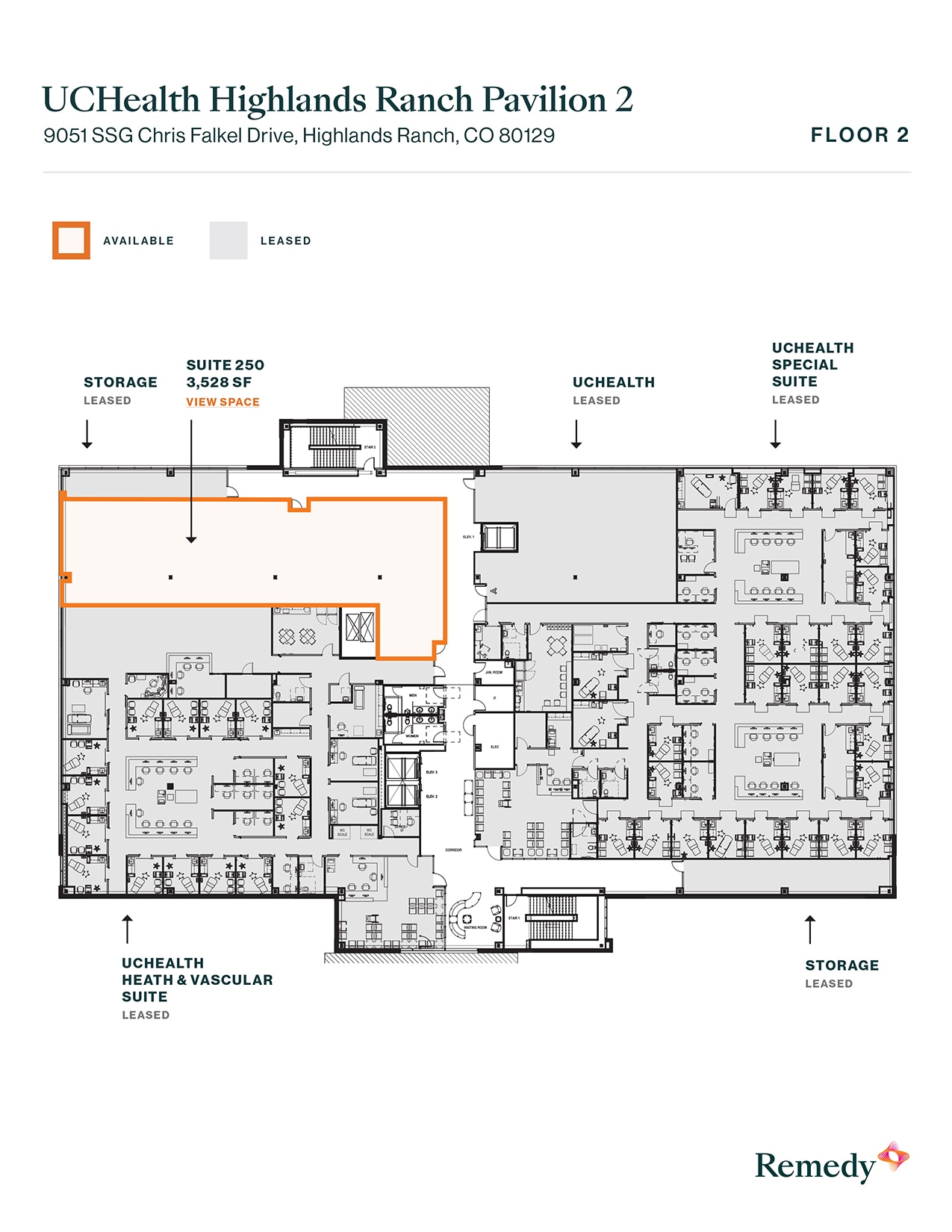 9051 SSG Chris Falkel Dr, Highlands Ranch, CO à louer Plan d’étage– Image 1 sur 1
