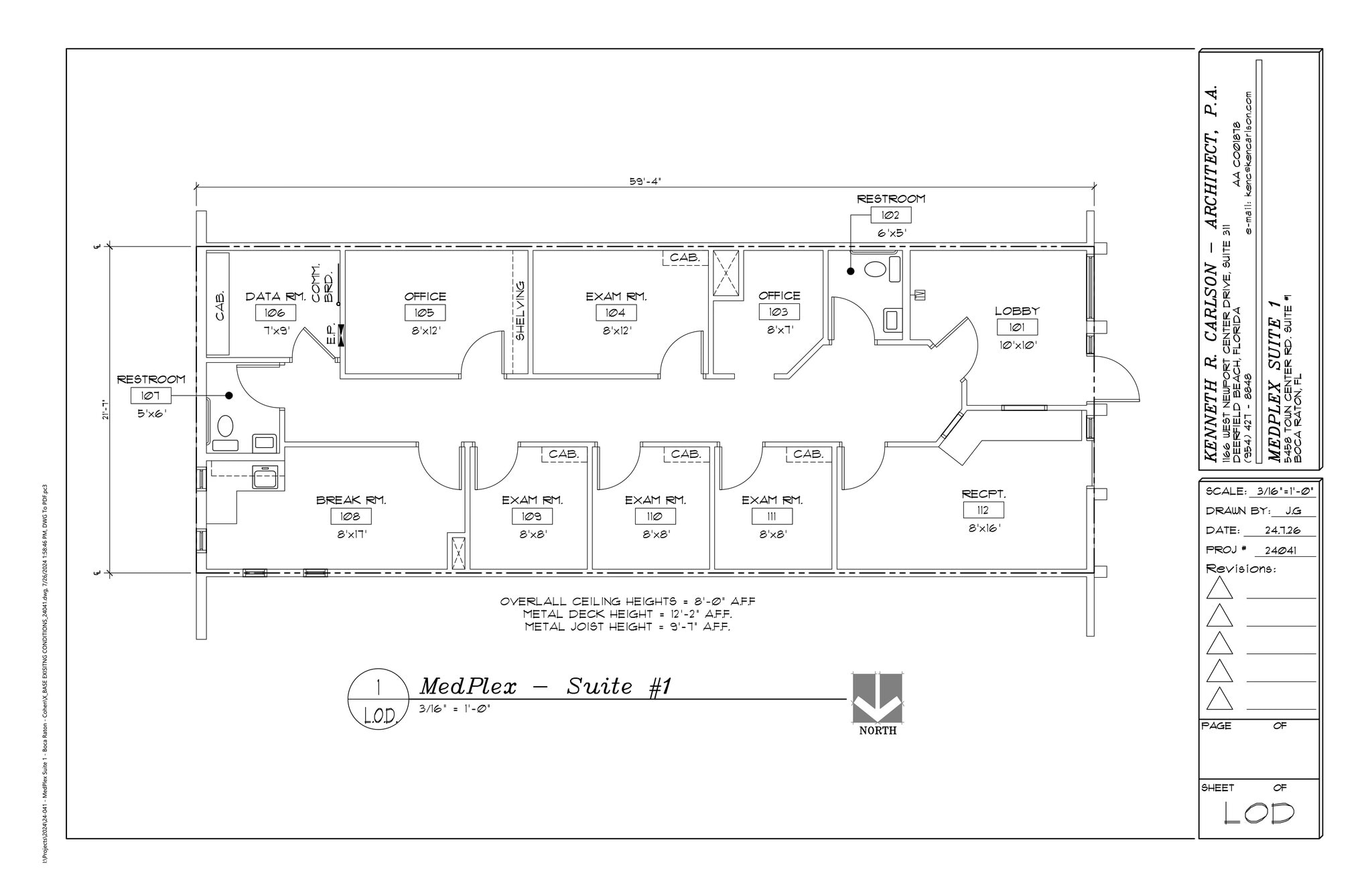 5458 Town Center Rd, Boca Raton, FL à louer Plan de site– Image 1 sur 1