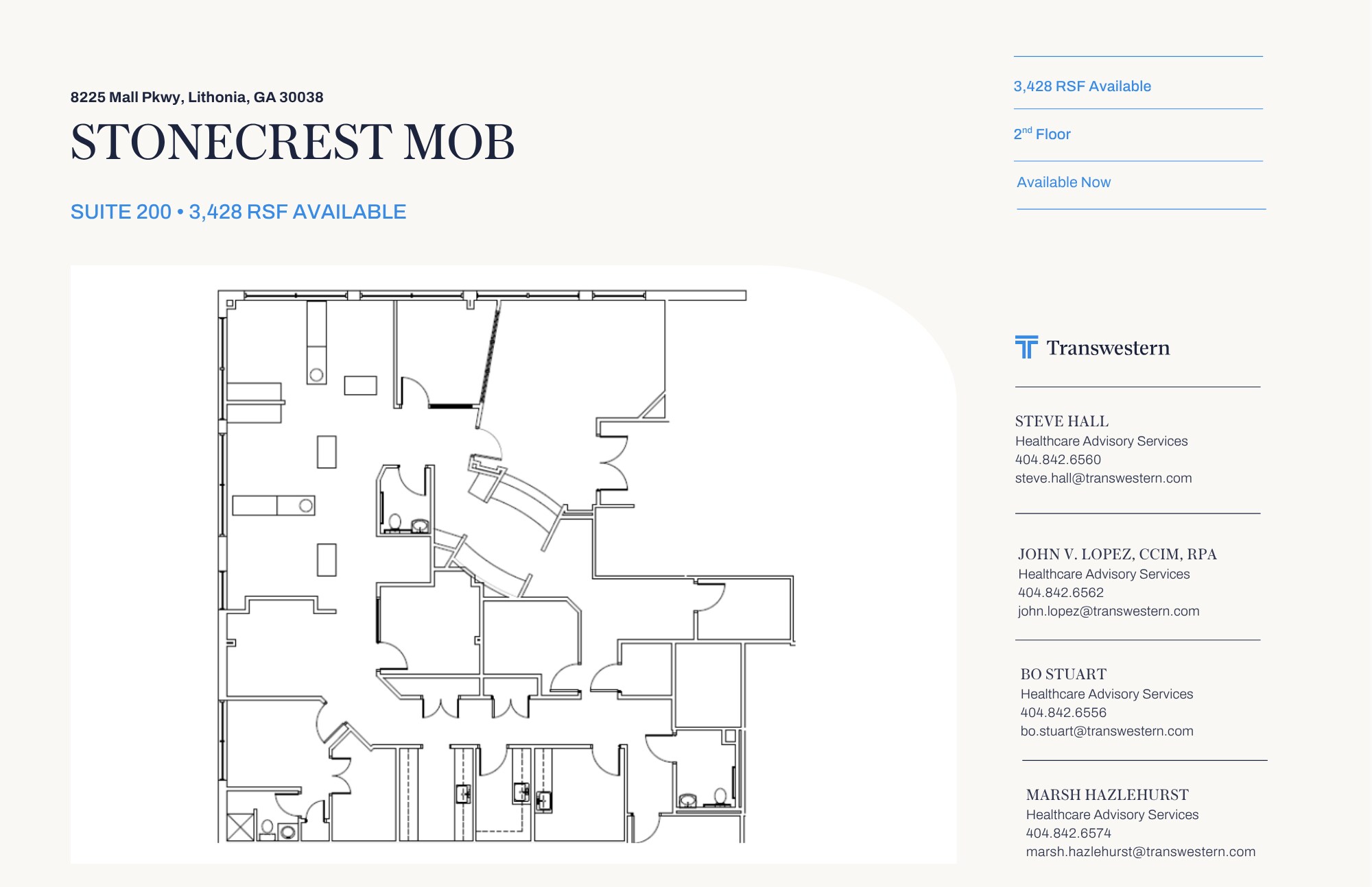 8225 Mall Pky, Lithonia, GA à louer Plan d’étage– Image 1 sur 1