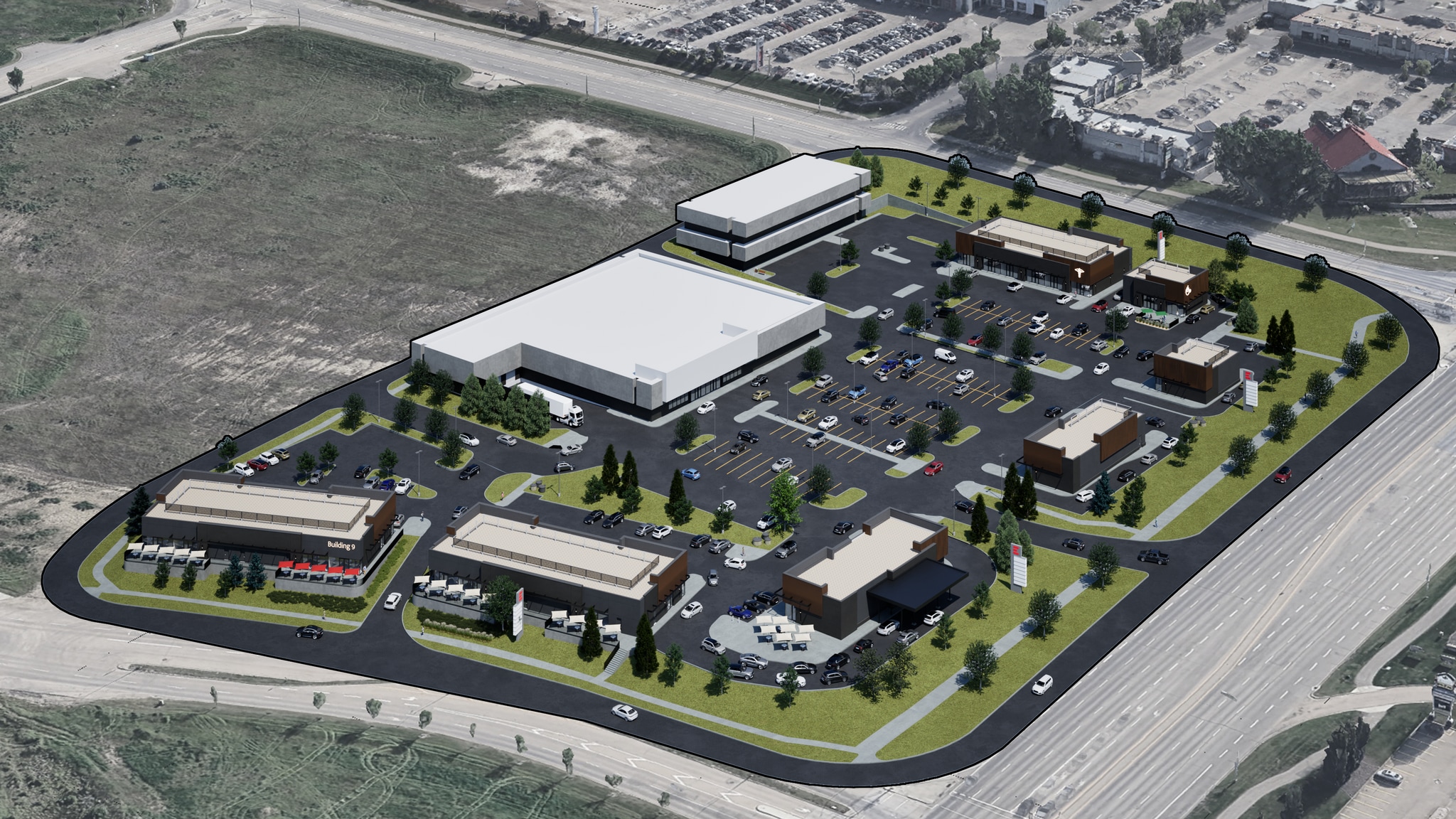 10000-10500 Baseline Rd, Sherwood Park, AB à louer Aérien– Image 1 sur 6