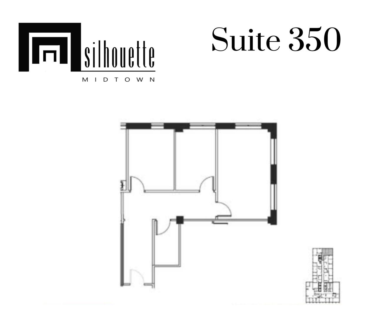 1447 Peachtree St NE, Atlanta, GA à louer Plan d’étage– Image 1 sur 1