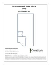 10826 Norwalk Blvd, Santa Fe Springs, CA à louer Plan de site– Image 2 sur 3