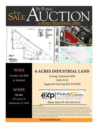 Plus de détails pour 0 Carrier St, Indiantown, FL - Terrain à vendre