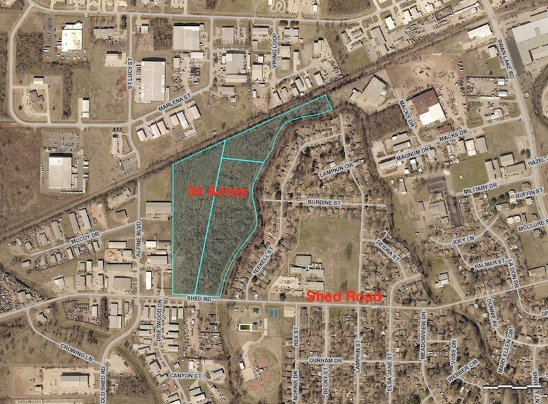 Shed Rd, Bossier City, LA à vendre - Photo principale – Image 1 sur 16