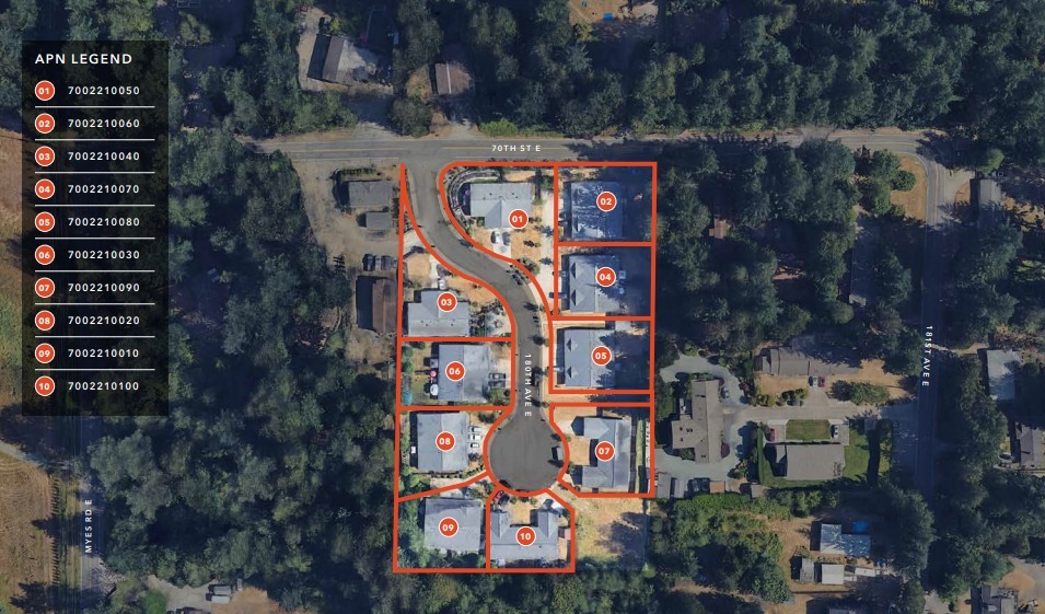 7002-7029 180th Ave E, Bonney Lake, WA à vendre - Aérien – Image 2 sur 3