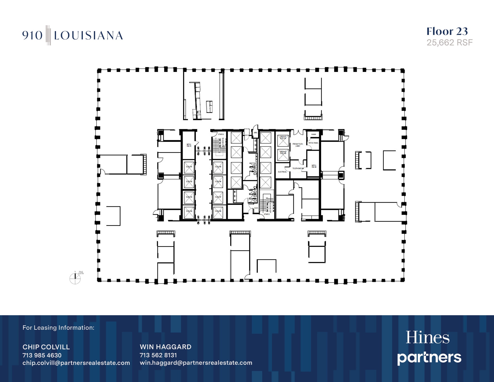 910 Louisiana St, Houston, TX à louer Plan d’étage– Image 1 sur 1