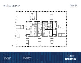 910 Louisiana St, Houston, TX à louer Plan d’étage– Image 1 sur 1