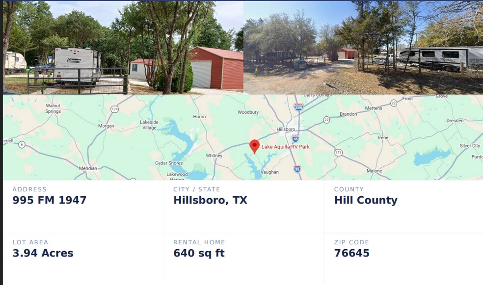 995 FM 1947, Hillsboro, TX à vendre - Photo principale – Image 1 sur 6