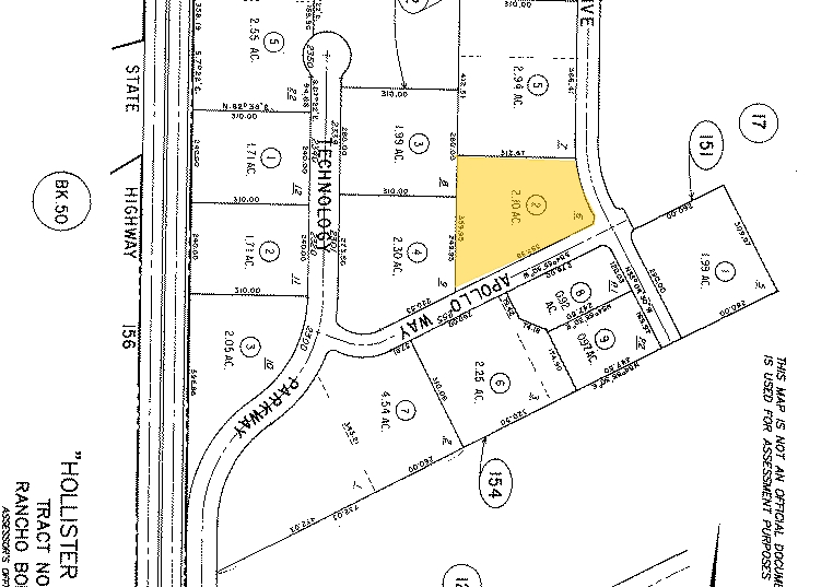 2300 Bert Dr, Hollister, CA à louer - Plan cadastral – Image 2 sur 13