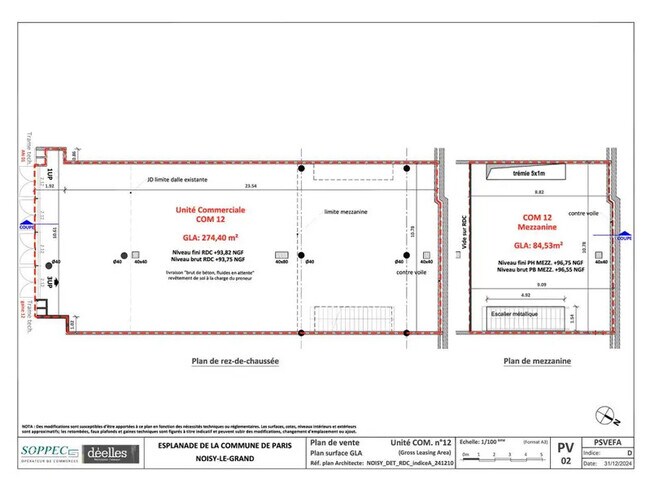 Plus de détails pour Esplanade De La Commune De Paris, Noisy-le-Grand - Local commercial à louer