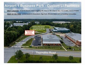 5620 Production Ct, Greensboro, NC - Vue aérienne vue de carte