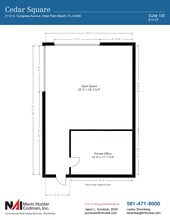 2112 S Congress Ave, West Palm Beach, FL à louer Plan d’étage– Image 1 sur 1