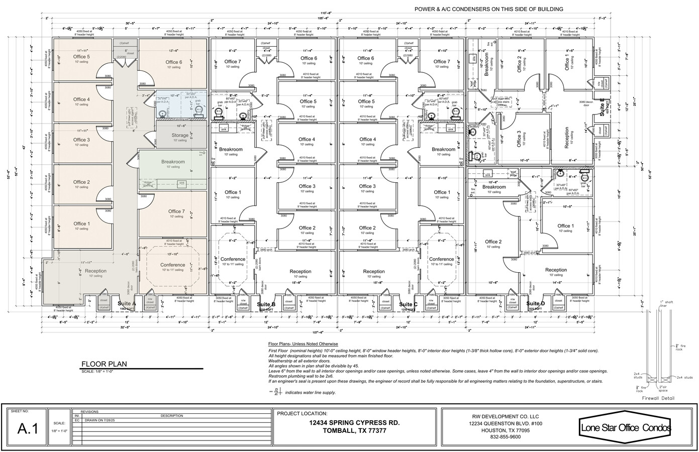 12434 Spring Cypress Rd, Tomball, TX 77377 - Lot A -  - Plan d’étage - Image 1 of 1