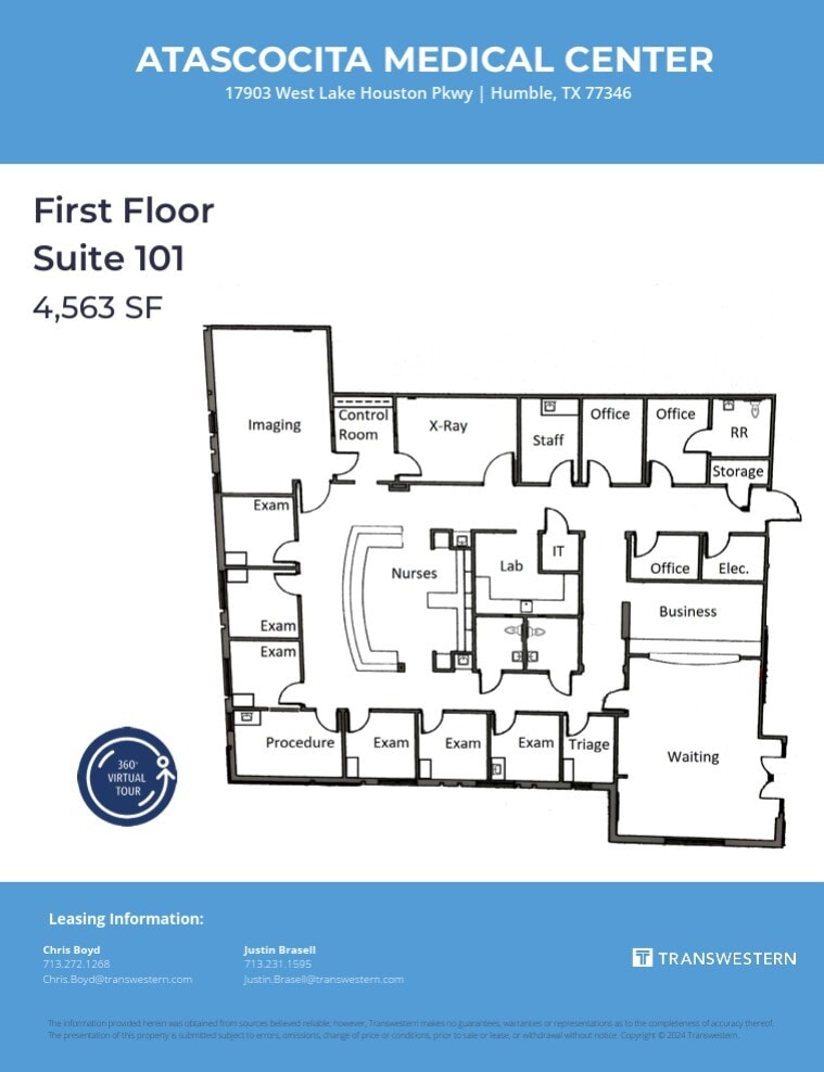 17903 W Lake Houston Pky, Humble, TX à louer Plan d’étage– Image 1 sur 1