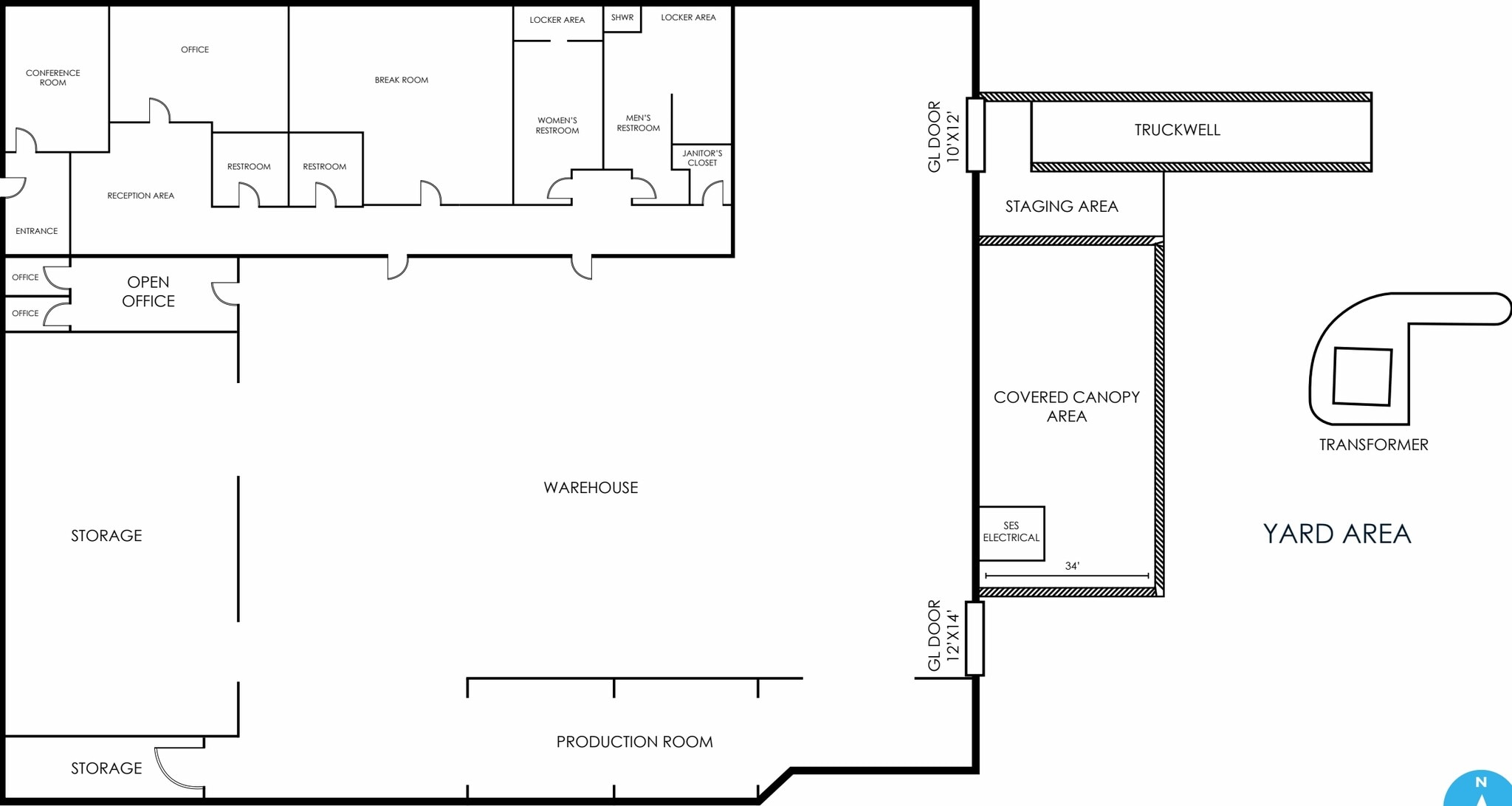 6145 W Detroit St, Chandler, AZ à louer Plan d’étage– Image 1 sur 5