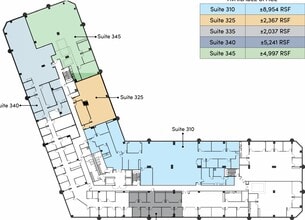 4000 Civic Center Dr, San Rafael, CA à louer Plan d’étage– Image 1 sur 1
