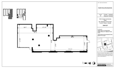 621 Sheppard Ave E, Toronto, ON à louer Plan d’étage– Image 1 sur 2