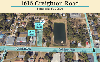 Plus de détails pour 1616 Creighton Rd, Pensacola, FL - Terrain à louer