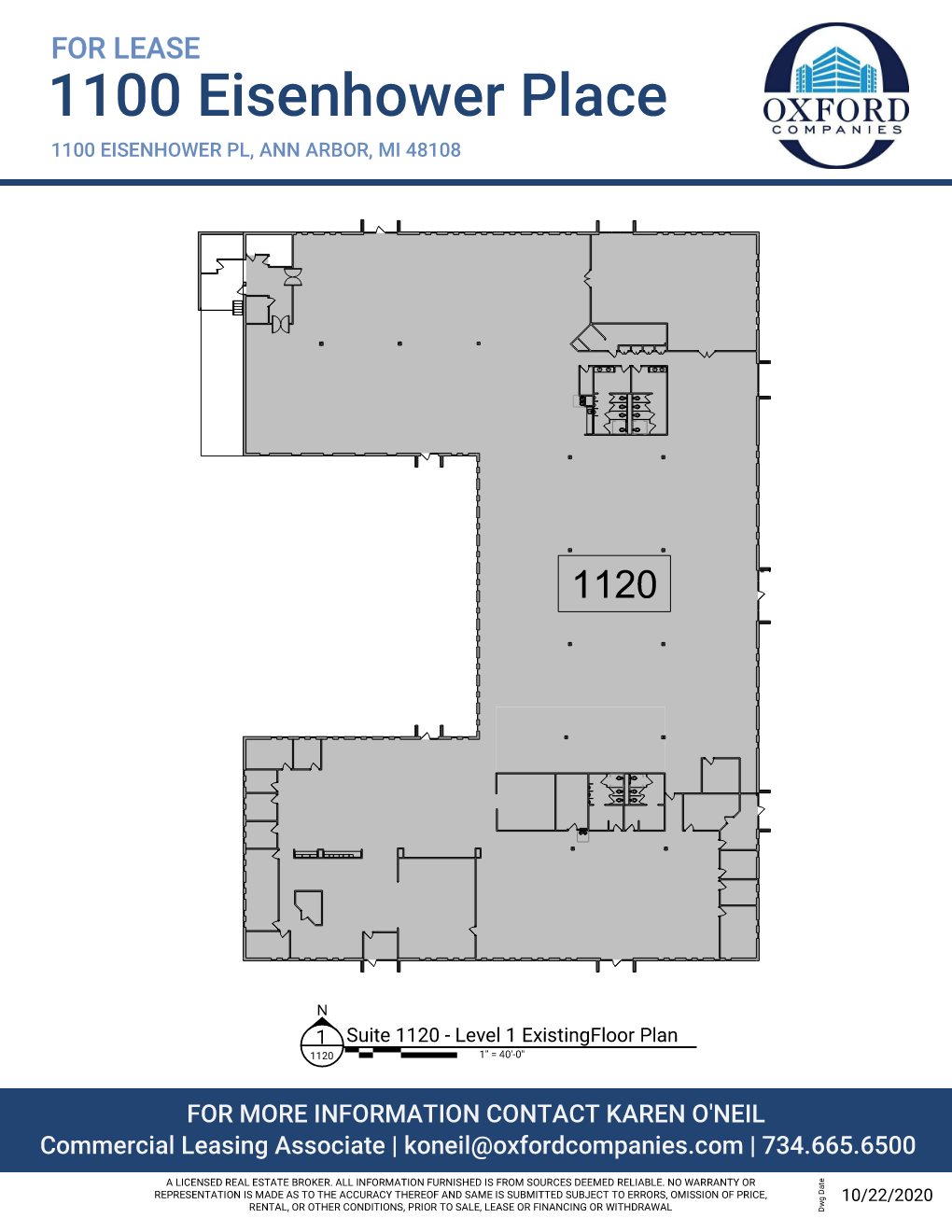 1100 Eisenhower Pl, Ann Arbor, MI à vendre Plan d’étage– Image 1 sur 4