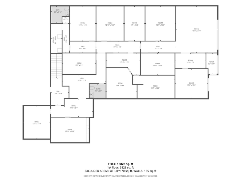 106 S Broad St, Canfield, OH à louer - Plan d’étage – Image 2 sur 2