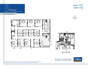 110 SE 6th St, Fort Lauderdale, FL à louer Plan d’étage– Image 1 sur 1