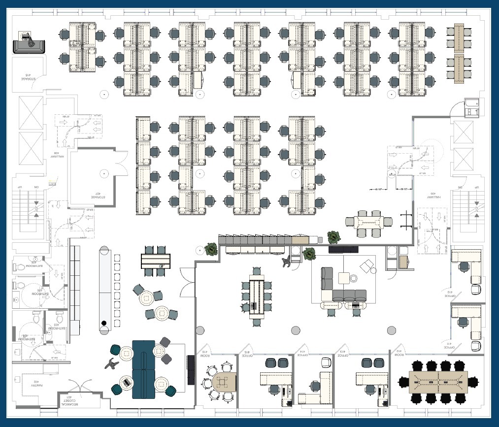 22 W 21st St, New York, NY à louer Plan d’étage– Image 1 sur 1