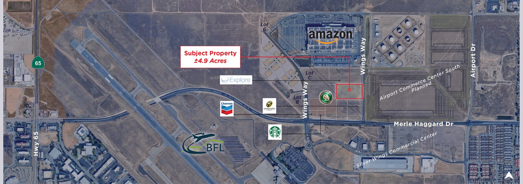 Parcel 3 Landings Way, Bakersfield, CA à vendre Photo principale– Image 1 sur 5