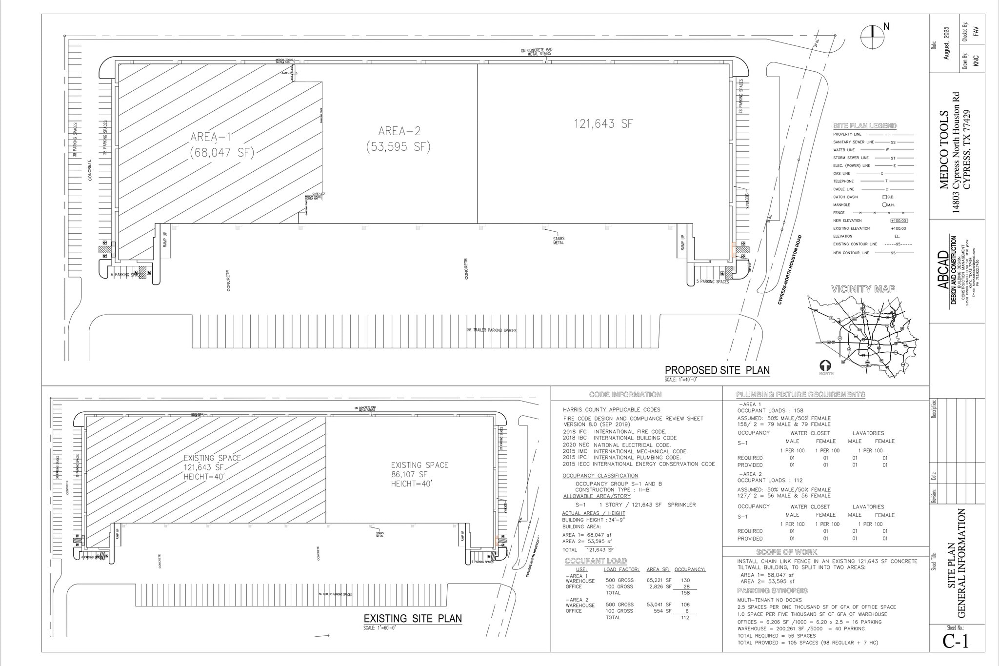 14803 Cypress N Houston Rd, Cypress, TX à louer Plan de site– Image 1 sur 1