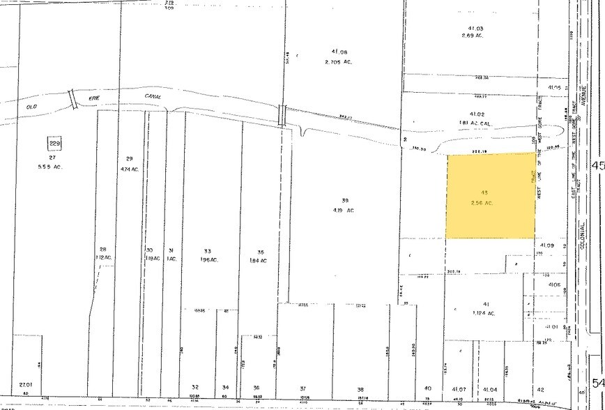 2300 Colonial Ave, Erie, PA à vendre - Plan cadastral – Image 3 sur 3