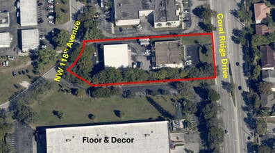 3500 Coral Ridge Dr, Coral Springs, FL - Vue aérienne vue de carte