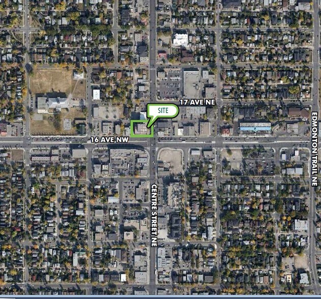 1701 Centre St NW, Calgary, AB à louer - Aérien – Image 2 sur 6