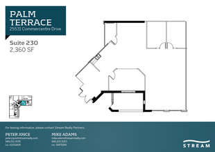 25521 Commercentre Dr, Lake Forest, CA à louer Plan d’étage– Image 1 sur 2