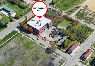 Plus de détails pour 1497 E Grand Blvd, Detroit, MI - Industriel/Logistique à vendre