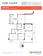 2909 Cole Ave, Dallas, TX à louer Plan d’étage– Image 1 sur 1