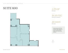 1510 S Central Ave, Glendale, CA à louer Plan d’étage– Image 1 sur 1
