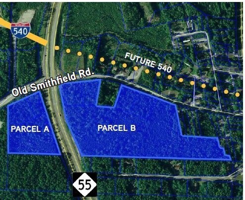 5809-5921 Old Smithfield Rd Rd, Apex, NC à vendre - Aérien – Image 3 sur 5