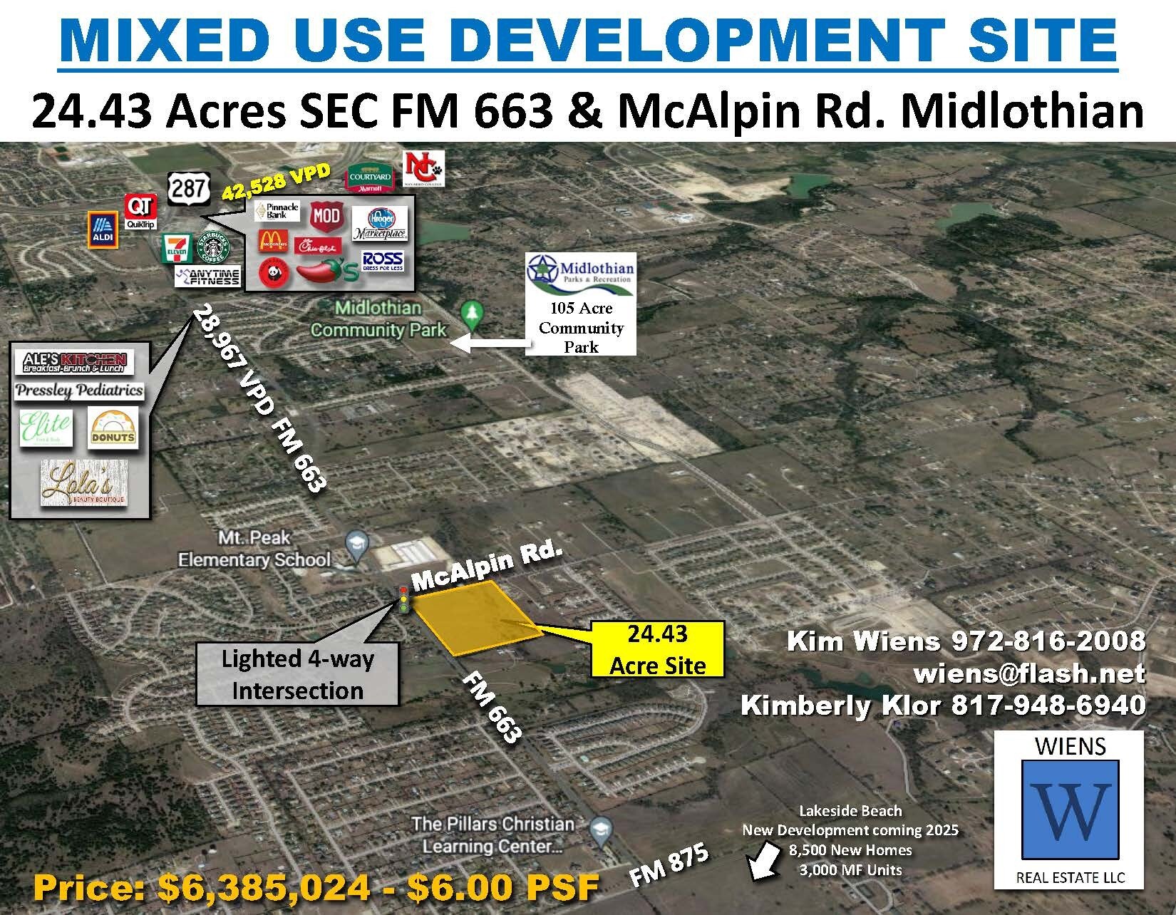 SEC FM 663 & McAlpin Rd, Midlothian, TX à vendre Photo principale– Image 1 sur 6