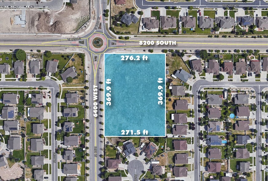 6383 W 8200 S, West Jordan, UT à vendre - Aérien – Image 1 sur 3