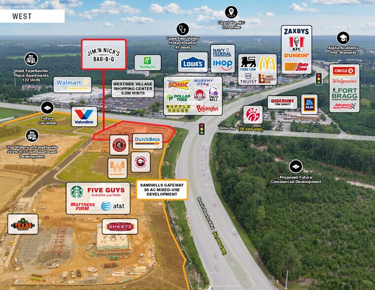 7595 Raeford rd, Fayetteville, NC à vendre - Photo de l’immeuble – Image 3 sur 5